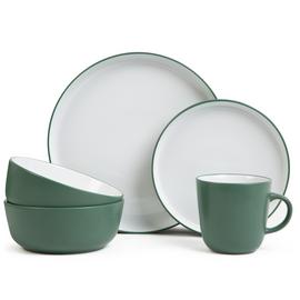 Habitat Two Tone Stoneware Dinner Set