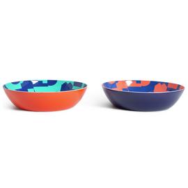 Habitat Abstract Play Melamine Picnic Serve Bowl -Pack of 2