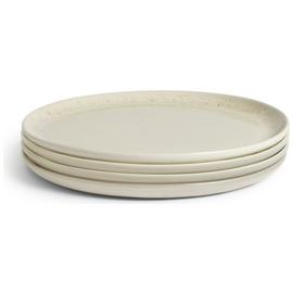 Habitat Evora 4 Piece Stoneware Side Plates - Natural