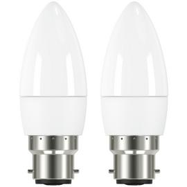 Argos Home 4.2W LED BC Dimmable Light Bulb - 2 Pack