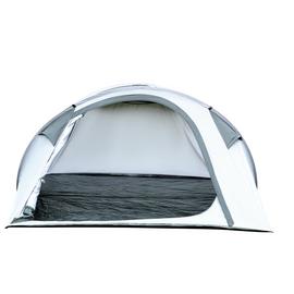 Pro Action 4 Person 1 Room Pop Up Camping Tent - Black