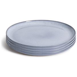 Habitat Evora 4 Piece Stoneware Dinner Plate - Blue