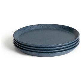 Habitat Addison 4 Piece Stoneware Dinner Plate - Blue