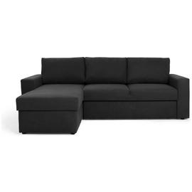Argos Home Miller Left Hand Corner Chaise Sofa Bed - Grey