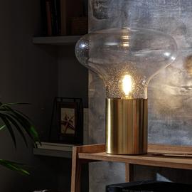 Habitat Marlow 41.50cm Glass Table Lamp - Gold