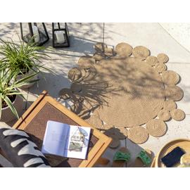 Habitat Circular Natural Outdoor Rug