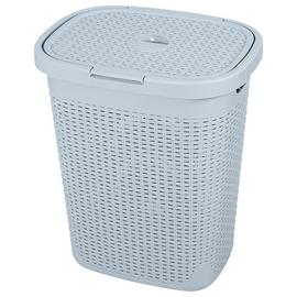 Addis Rattan 50 Litre Laundry Basket - Grey