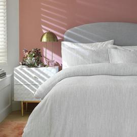 Habitat Cotton Matelassé Grey Bedding Set
