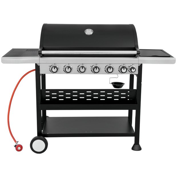 Buy Argos Home Premium 6 Burner With Side Burner Gas BBQ