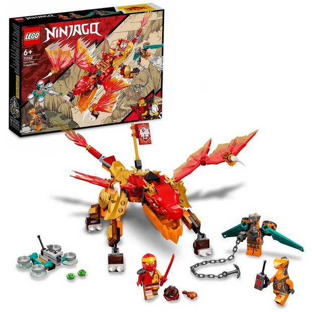 ret hvad som helst Brace Buy LEGO NINJAGO Kai's Fire Dragon EVO Toy Figure Set 71762 | LEGO | Argos