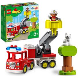 LEGO DUPLO Town Fire Engine Toy for 2 Year Olds 10969