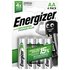 Energizer 2000 mAh Rechargeable AA Batteries - Pack of 4