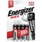 Energizer Max AAA Batteries - Pack of 4