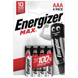 Energizer Max AAA Batteries - Pack of 4