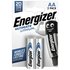 Energizer Ultimate Lithium AA Batteries 2 Pack