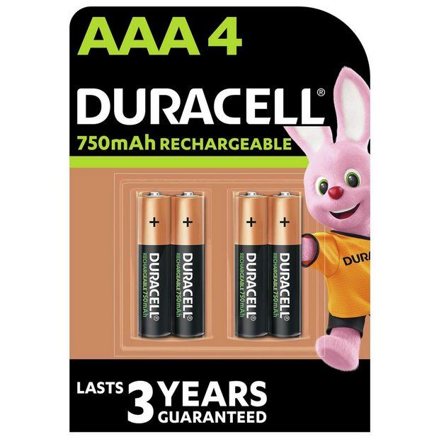 Duracell Recharge Plus AAA Rechargeable Batteries