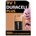 Duracell Plus Power Alkaline 9V Battery - Pack of 1