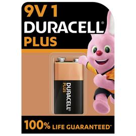 Duracell Plus Alkaline 9V Battery - Pack of 1
