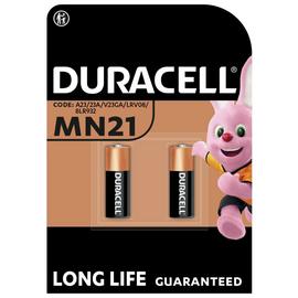 Duracell Alkaline MN21 Battery (A23 / 23A) - Pack of 2