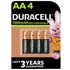 Duracell Recharge Plus AA Rechargeable Batteries - Pack of 4