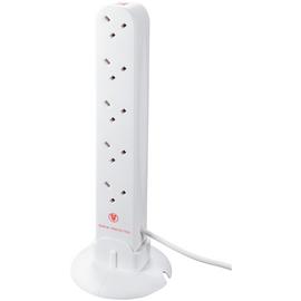 Masterplug 10 Socket Surge Protected Extension Lead - 4m