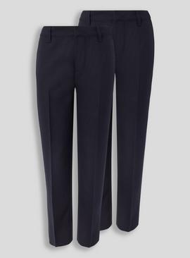 Grey Reinforced Knees Trousers 2 Pack