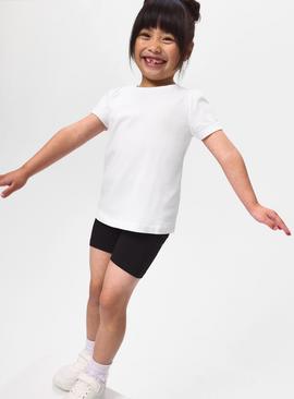 3 Pack White Crew Neck T-Shirts