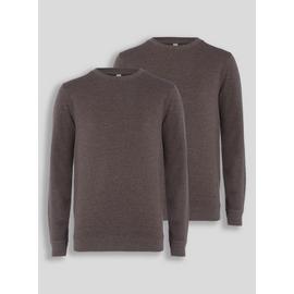 Online Exclusive Black Crew Neck Sweatshirt 2 Pack