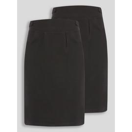 Black Jersey Tulip Skirt 2 Pack