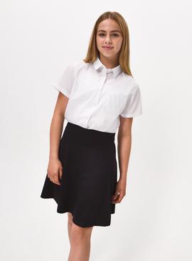 2 Pack Black Jersey Skater Skirts