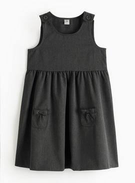 Grey Empire Line Pinafore