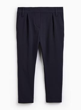 Grey Stretch School Trousers