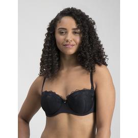 Pale Pink Embroidered Balcony Bra