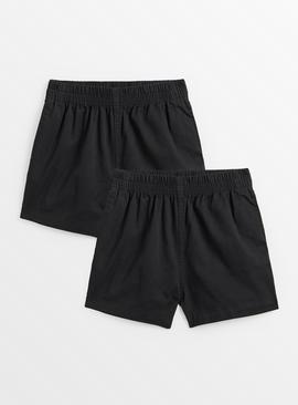 2 Pack Navy Rugby Shorts