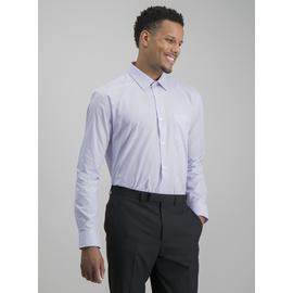 Blue & Lilac Stripe Oxford Tailored Fit Shirts 2 Pack