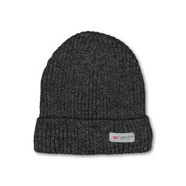 THINSULATE Charcoal Knit Rib Beanie Hat - One Size