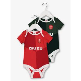 Welsh Rugby Bodysuit 2 Pack