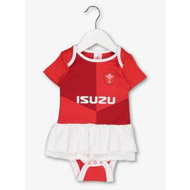 Welsh Rugby Red Tutu Bodysuit