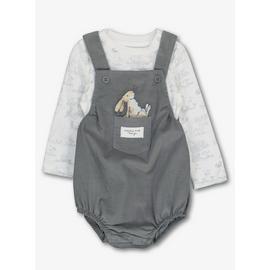 Guess How Much I Love You Grey Bibshorts Set