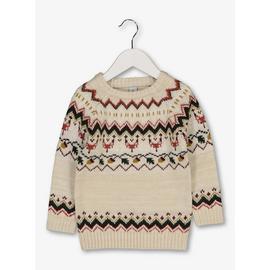 Cream Fair Isle Knitted Jumper