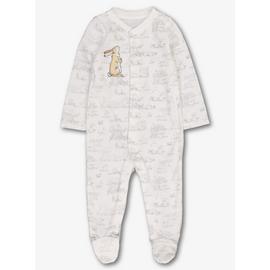 Guess How Much I Love You Grey & White Sleepsuit