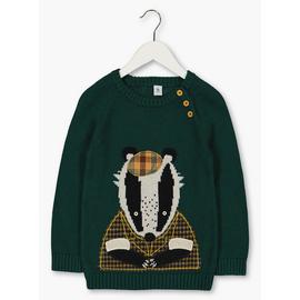 Dark Green Badger Jumper