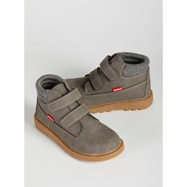 ToeZone Grey Chunky Sole Boots
