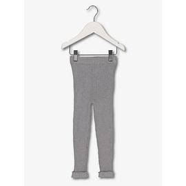 Grey Rib Knitted Leggings