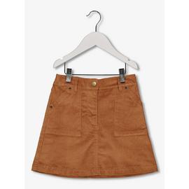 Brown Corduroy Skirt
