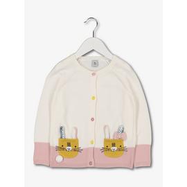 Cream Bunny Cardigan