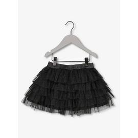 Grey Tiered Party Skirt