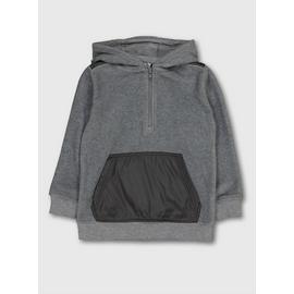Grey Glacial Fleece Hoodie