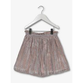 Pink Sparkle Plissé Skirt