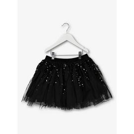 Black Sequin Party Tutu Skirt